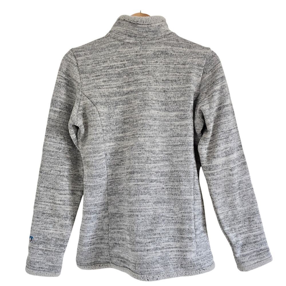 Kuhl Alska Women's 1/4 Zip Fleece Pull-over Heather Gray Size M Athleisure - Picture 2 of 8